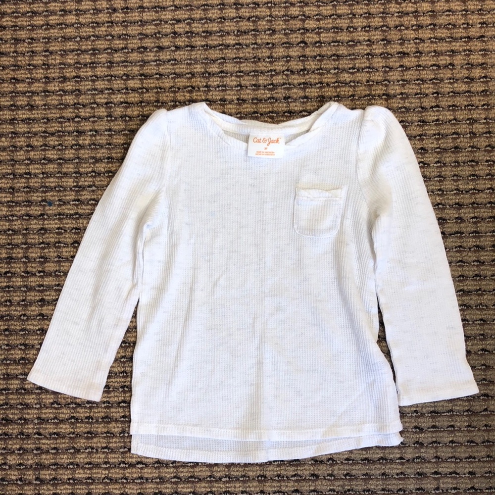 Cat & Jack waffle long sleeve t shirt